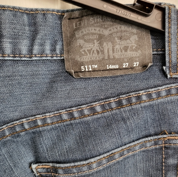 Levi's 511 Slim Fit Size 14R 27"W x 27"L - Picture 4 of 8